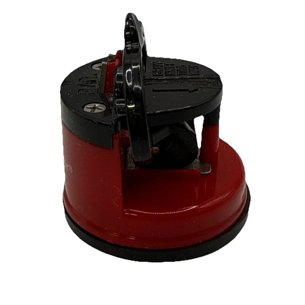 (Red)Knife‎ Sharpener Manual Scissor Sharpener Knife Sharpening Tool With US